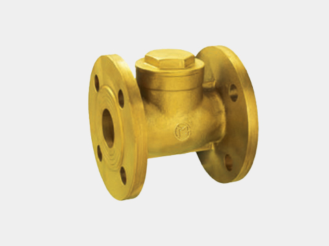 H44W-16T 黃銅法蘭止回閥